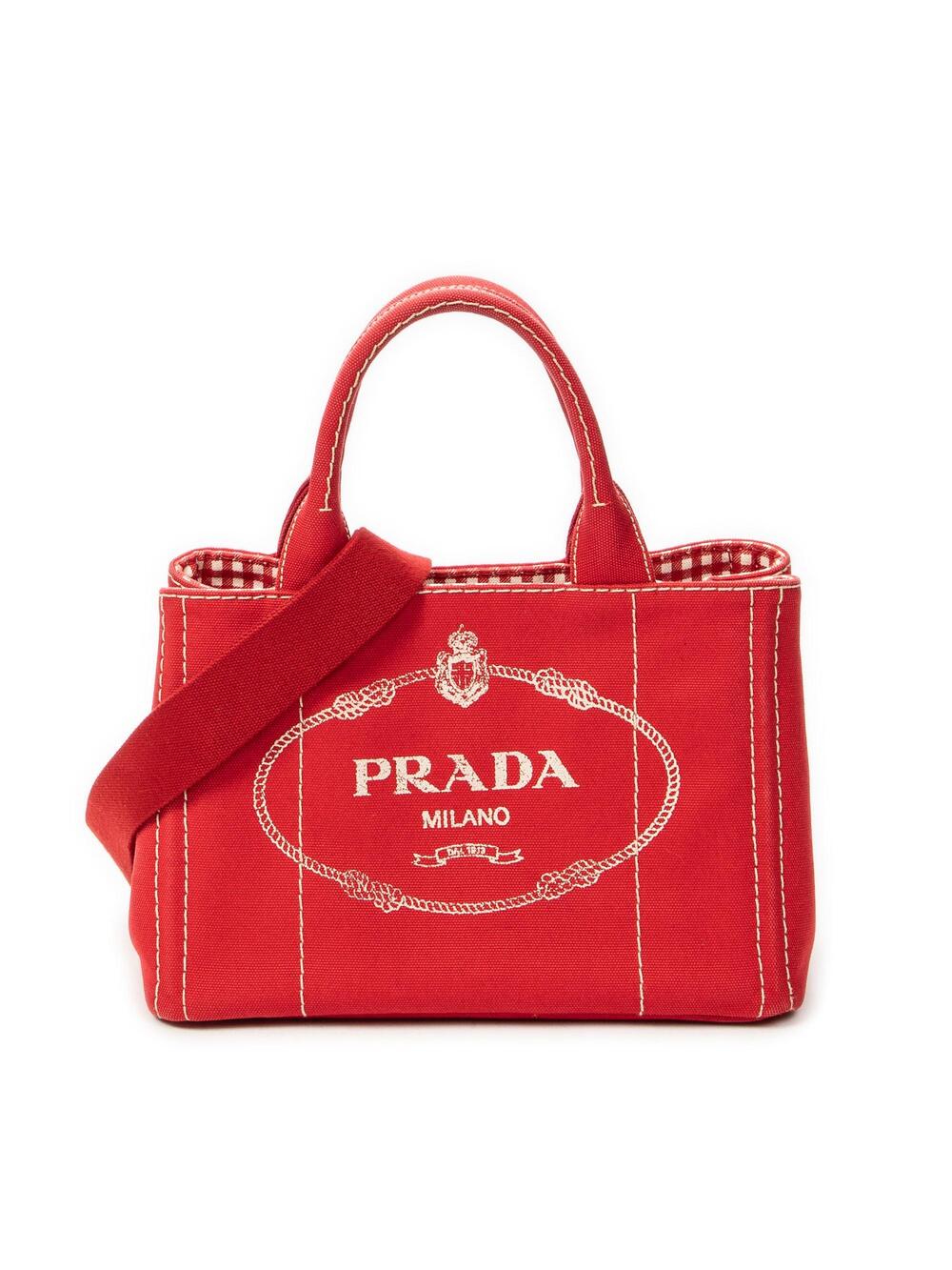 Prada Canapa Convertible Tote Canvas #287008P77B
